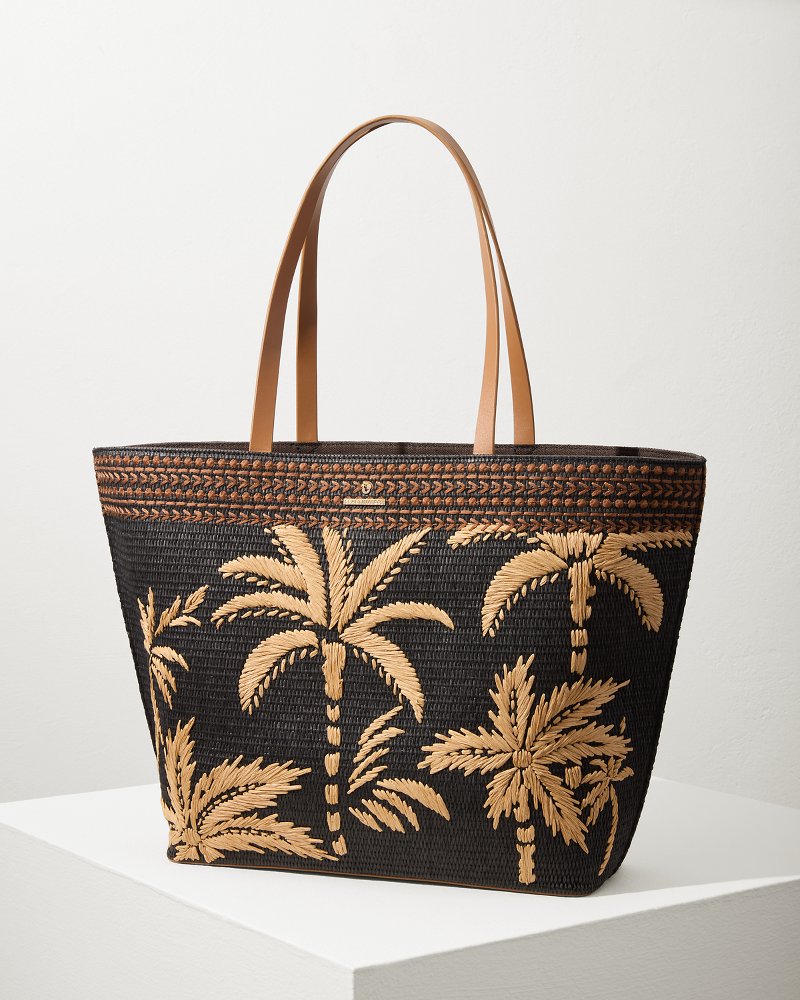 Tommy Bahama Raffia Palms Beach Tote