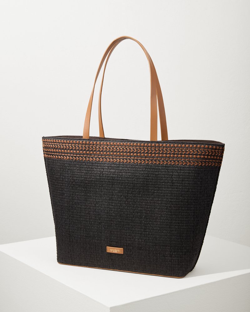 Tommy Bahama Raffia Palms Beach Tote