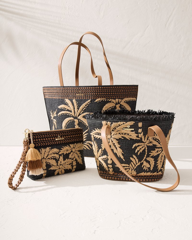 Tommy Bahama Raffia Palms Beach Tote