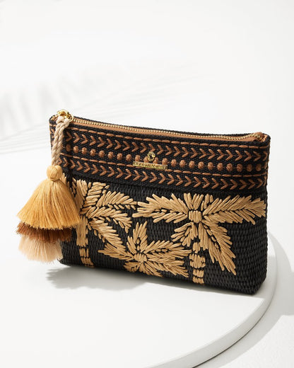 Tommy Bahama Raffia Palms Maci Wristlet