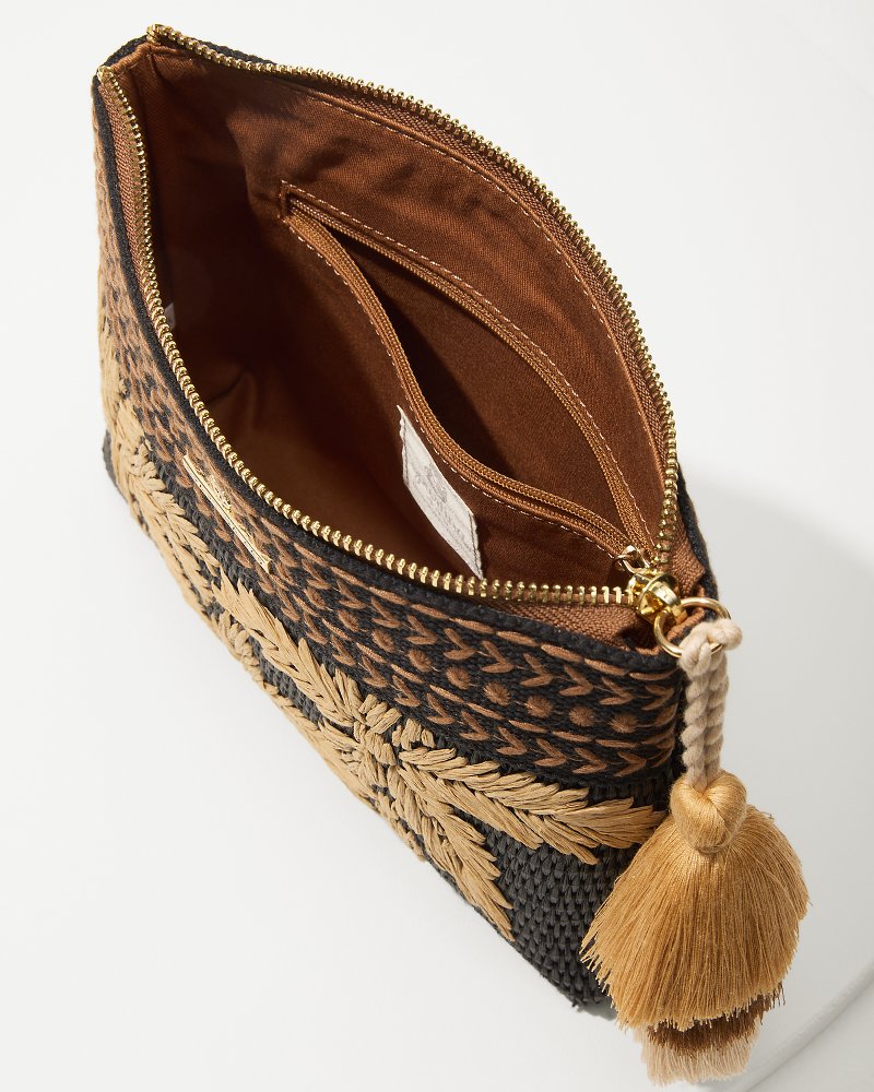 Tommy Bahama Raffia Palms Maci Wristlet