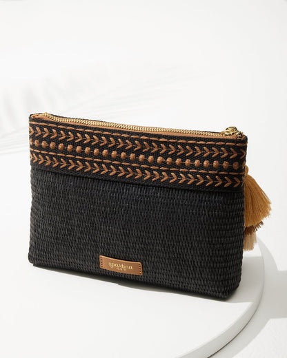 Tommy Bahama Raffia Palms Maci Wristlet