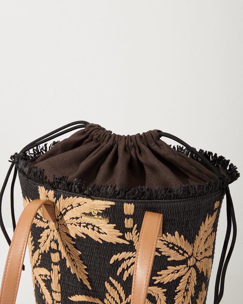 Tommy Bahama Raffia Palms Small Tote