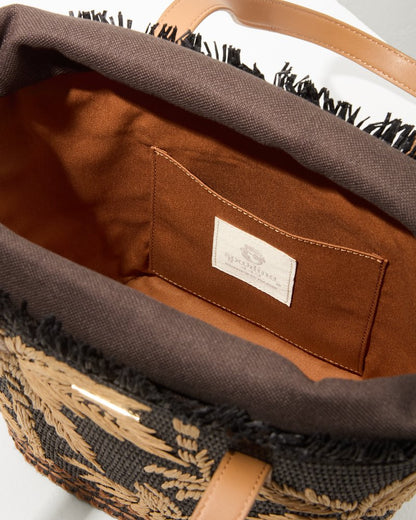 Tommy Bahama Raffia Palms Small Tote