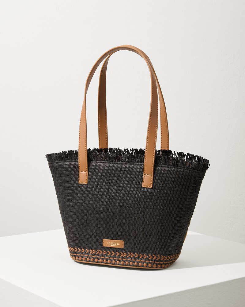 Tommy Bahama Raffia Palms Small Tote