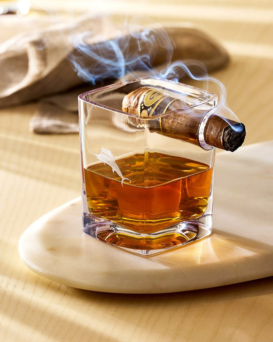 Tommy Bahama Etched Marlin Corkcicle® Cigar Glass