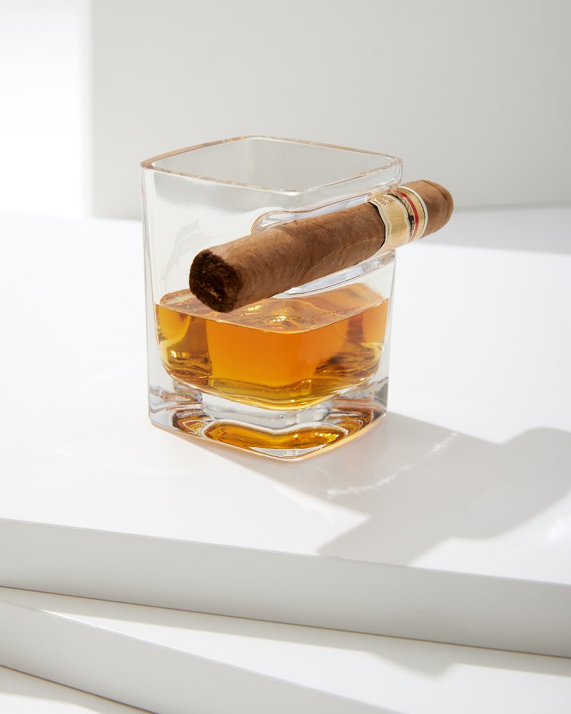 Tommy Bahama Etched Marlin Corkcicle® Cigar Glass