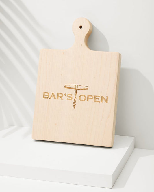 Tommy Bahama Bar's Open Artisan Maple Wood Board