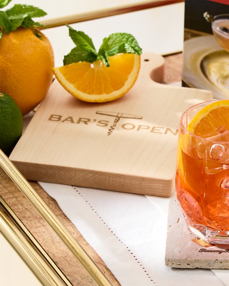 Tommy Bahama Bar's Open Artisan Maple Wood Board