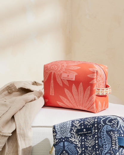 Tommy Bahama Palmetto Frond Cosmetic Case