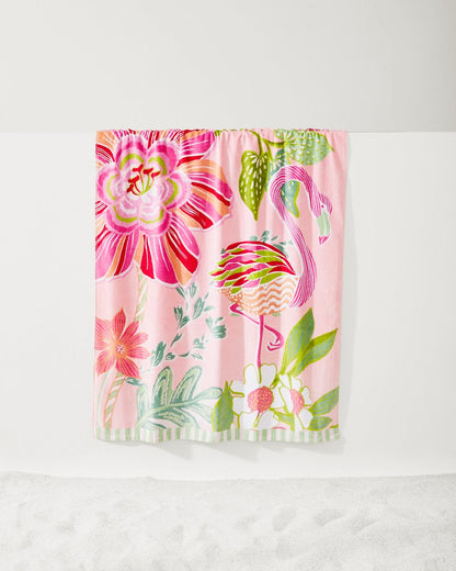 Tommy Bahama Flamingo Pineapple Beach Towel