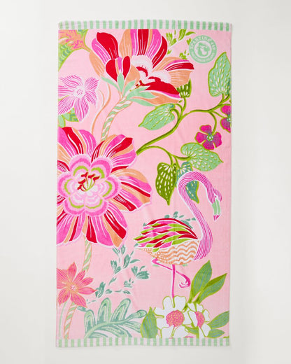 Tommy Bahama Flamingo Pineapple Beach Towel