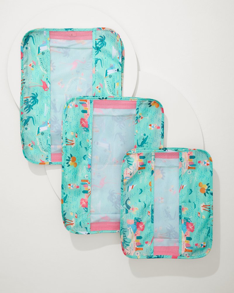 Tommy Bahama Greetings from Florida Packing Cube 6-Piece Set