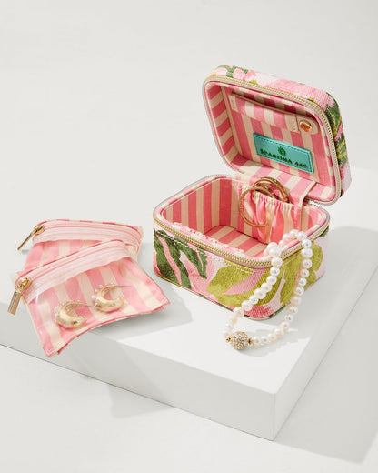 Tommy Bahama Palm Paradise Stow & Go Jewelry Travel Case