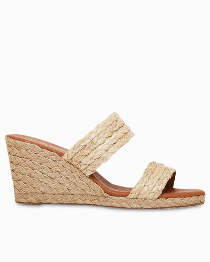 Tommy Bahama André Assous Nolita Braided Raffia Wedge Sandals