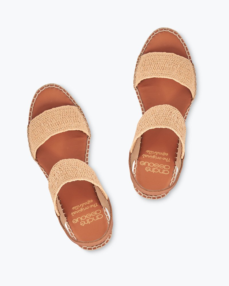 Tommy Bahama André Assous Aviana Stretch Espadrille Wedge Sandals