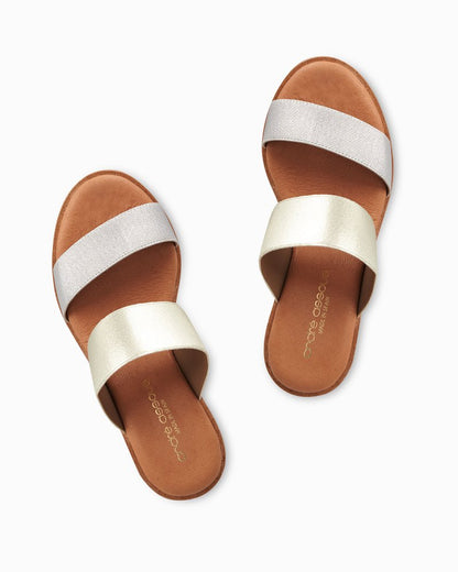 Tommy Bahama André Assous Gwenn Elastic Wedge Sandals