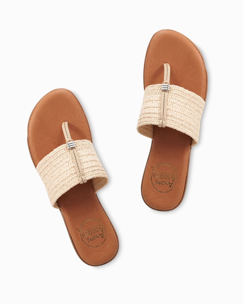 Tommy Bahama André Assous Nice Featherweights™ Raffia Sandals