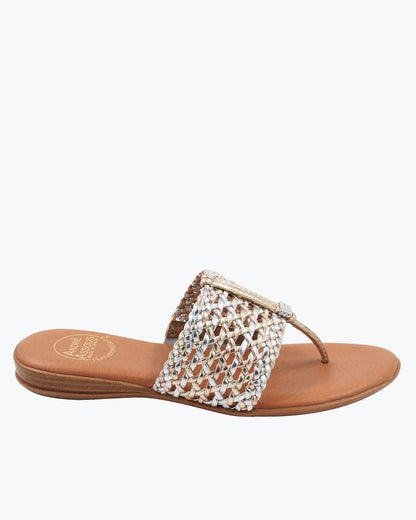 Tommy Bahama André Assous Nice Featherweights™ Metallic Sandals