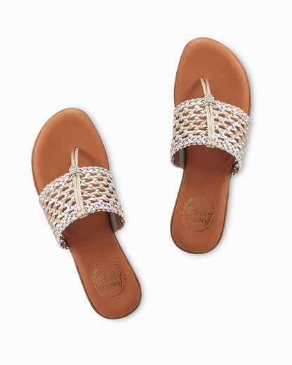 Tommy Bahama André Assous Nice Featherweights™ Metallic Sandals