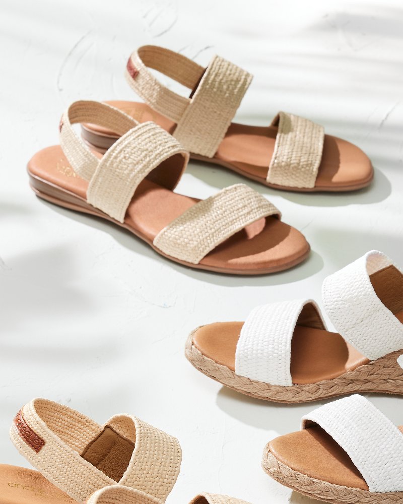 Tommy Bahama André Assous Nigella Stretch Raffia Featherweights™ Sandals