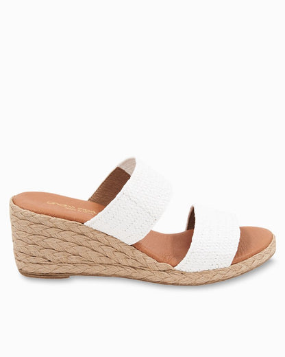 Tommy Bahama André Assous Nori Stretch Raffia Wedge Sandals