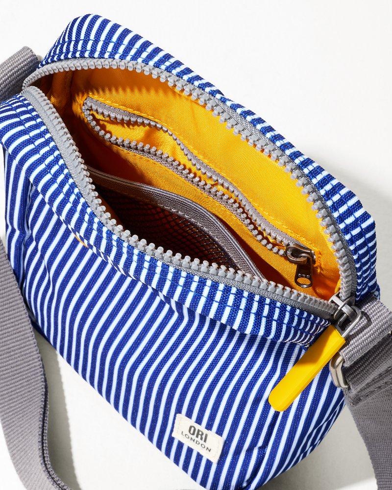 Tommy Bahama Bond Hickory Stripe Canvas Crossbody