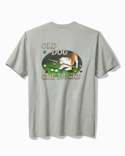 Tommy Bahama Big & Tall Old Dog, Cue Tricks Graphic Pocket T-Shirt