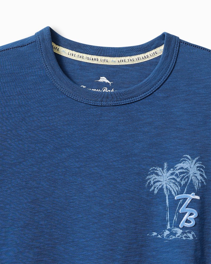 Tommy Bahama Big & Tall High Tide Hangout Long-Sleeve Lux T-Shirt