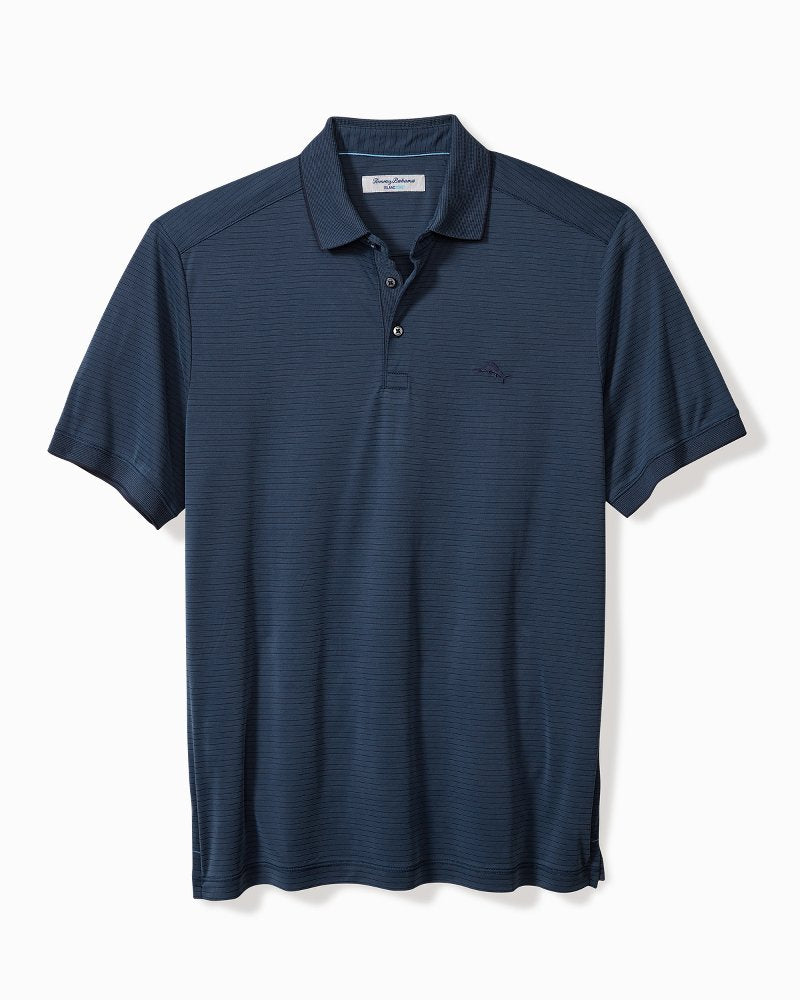 Tommy Bahama Big & Tall Bay Stripe IslandZone® Polo
