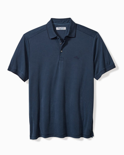 Tommy Bahama Big & Tall Bay Stripe IslandZone® Polo