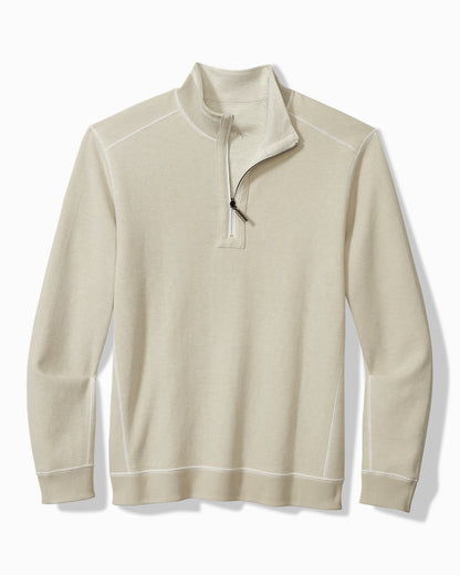 Tommy Bahama Big & Tall Flip Coast Reversible Half-Zip Sweatshirt
