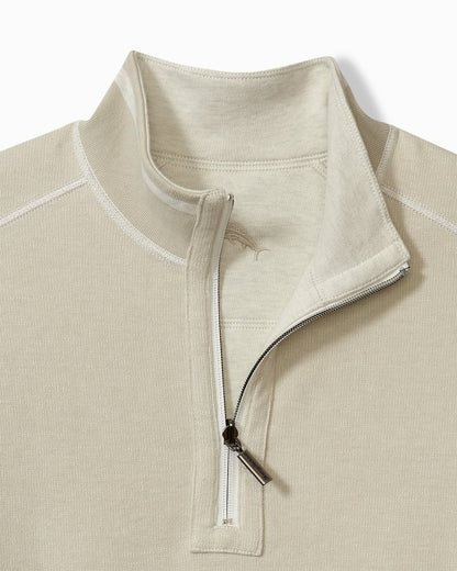 Tommy Bahama Big & Tall Flip Coast Reversible Half-Zip Sweatshirt