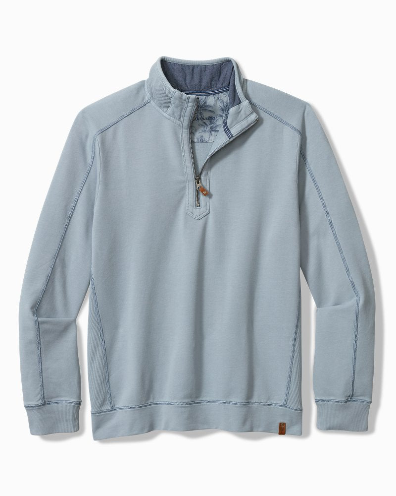 Tommy Bahama Big & Tall Ben & Terry Half-Zip Sweatshirt