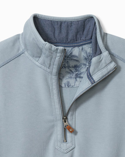Tommy Bahama Big & Tall Ben & Terry Half-Zip Sweatshirt