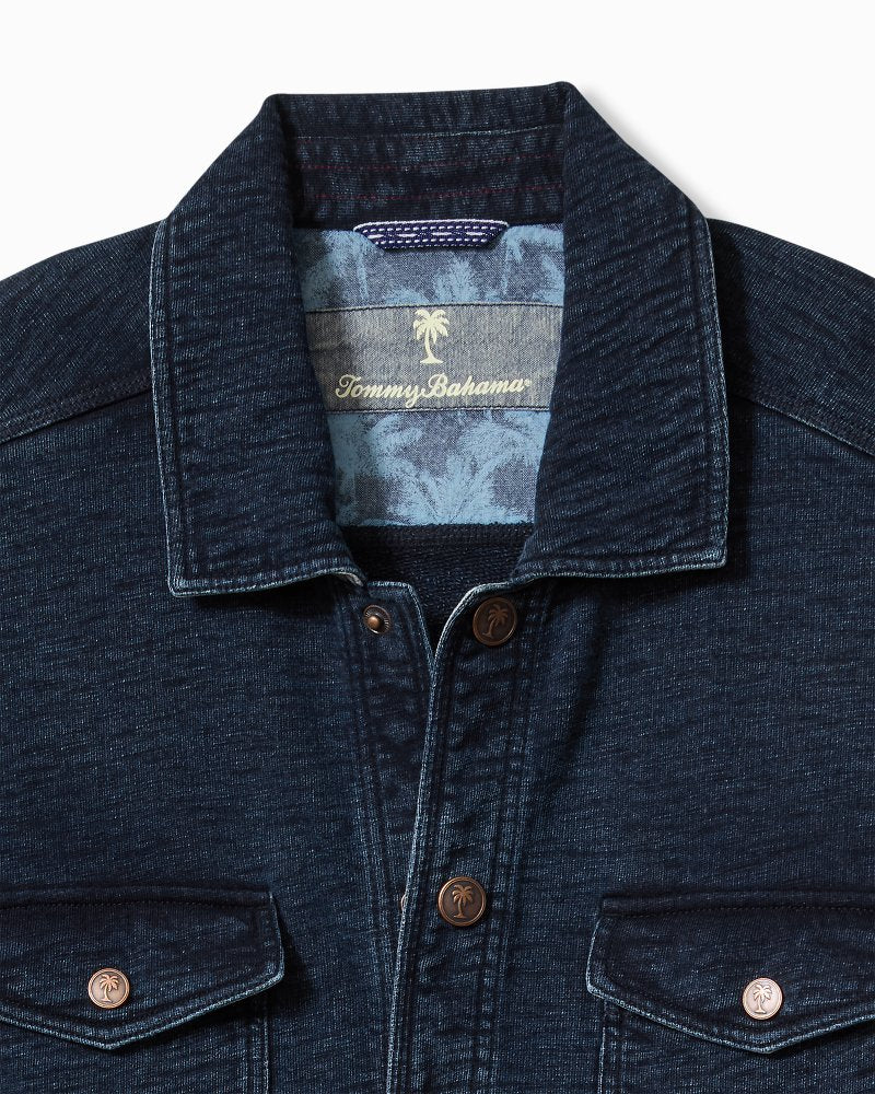 Tommy Bahama Big & Tall Indigo Paradise CPO Shirt Jacket