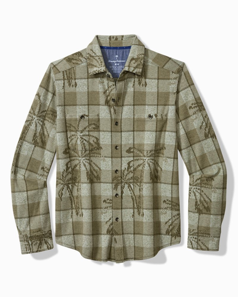 Tommy Bahama Big & Tall Fireside Palm Springs Stretch Flannel Shirt