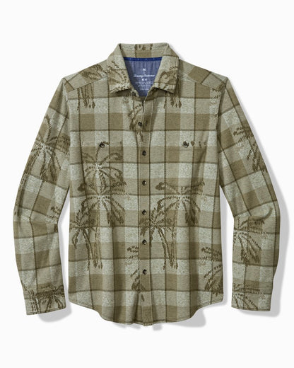 Tommy Bahama Big & Tall Fireside Palm Springs Stretch Flannel Shirt