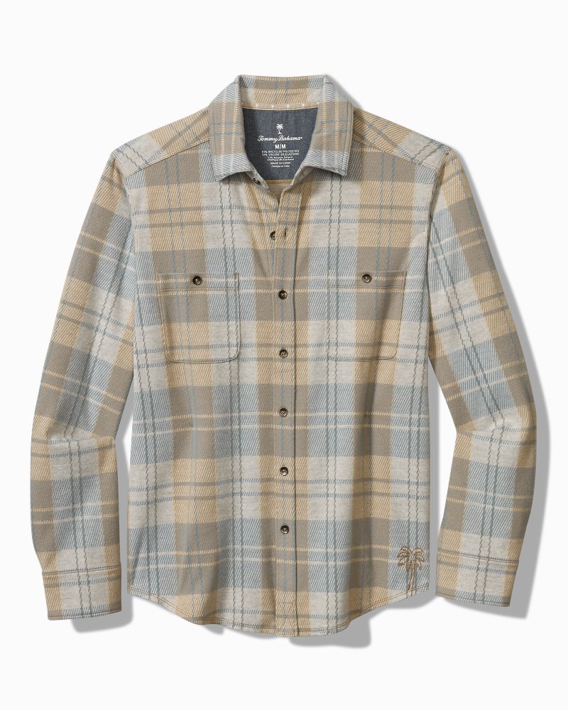 Tommy Bahama Big & Tall Fireside Modesto Stretch Flannel Shirt