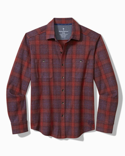 Tommy Bahama Big & Tall Fireside San Miguel Stretch Flannel Shirt