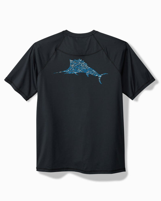 Tommy Bahama Big & Tall Chill Time Surf IslandZone® Short-Sleeve Rash Guard