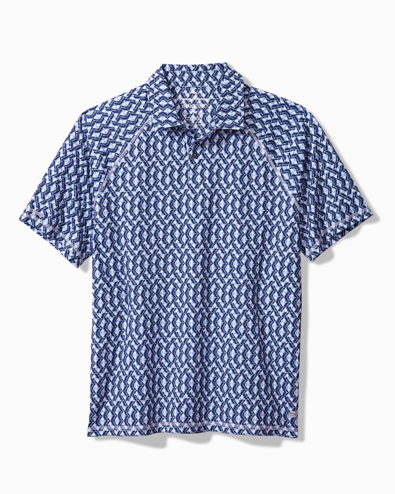 Tommy Bahama Big & Tall Fresco Geo IslandZone® Polo