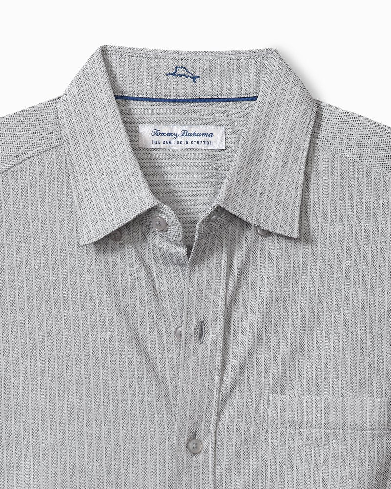 Tommy Bahama Big & Tall San Lucio Studio Stripe Knit Stretch Shirt
