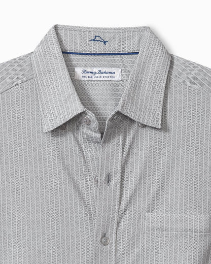 Tommy Bahama Big & Tall San Lucio Studio Stripe Knit Stretch Shirt