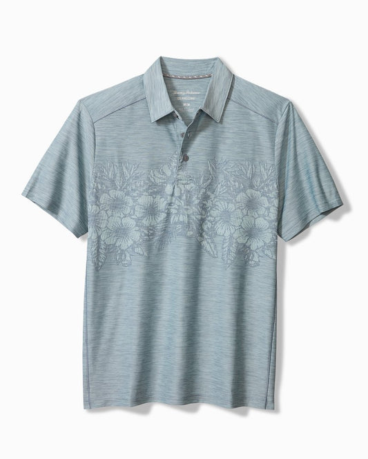 Tommy Bahama Big & Tall Palm Coast Hibiscus Border IslandZone® Polo