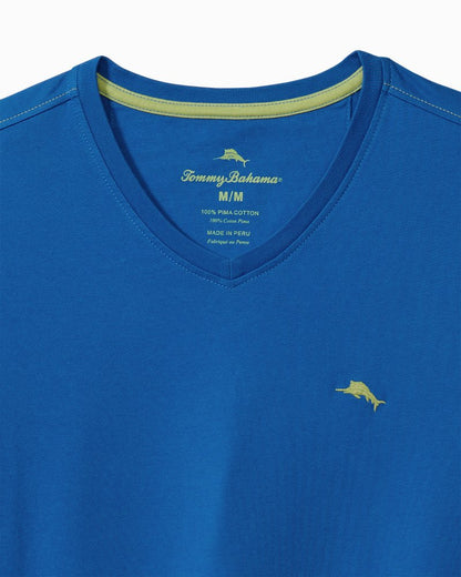 Tommy Bahama Big & Tall Bali Skyline V-Neck Long-Sleeve T-Shirt