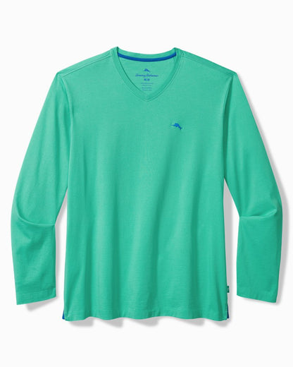 Tommy Bahama Big & Tall Bali Skyline V-Neck Long-Sleeve T-Shirt