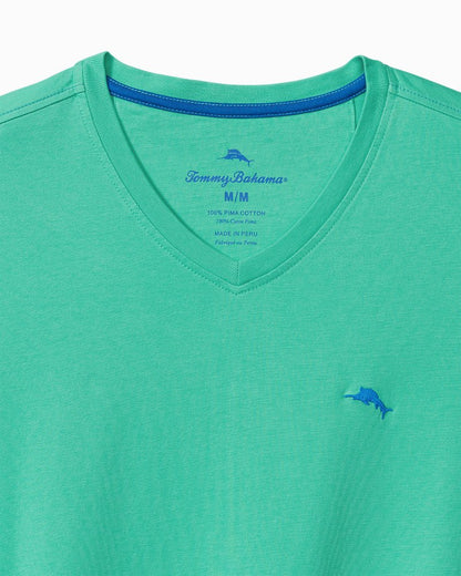 Tommy Bahama Big & Tall Bali Skyline V-Neck Long-Sleeve T-Shirt