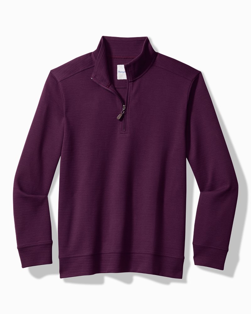 Tommy Bahama Big & Tall St. Kitts Half-Zip Sweatshirt