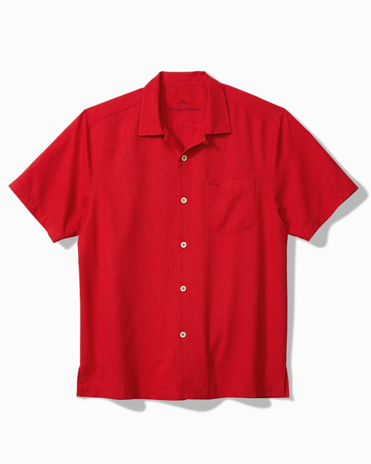 Tommy Bahama Big & Tall Coastal Breeze Check IslandZone® Camp Shirt